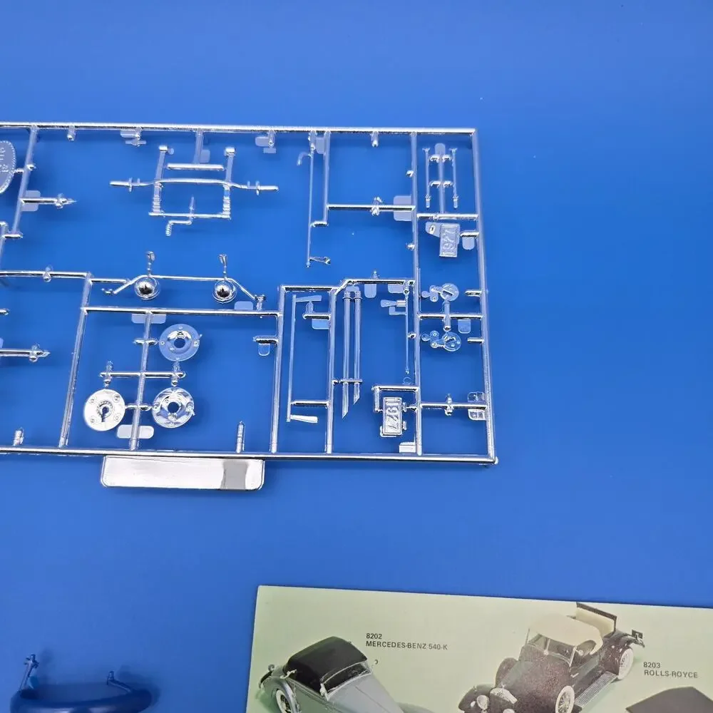 Monogram Classic Bugatti 35B Grand Prix Racer 1/24 Model Kit Partial Build w Box - Picture 10 of 11